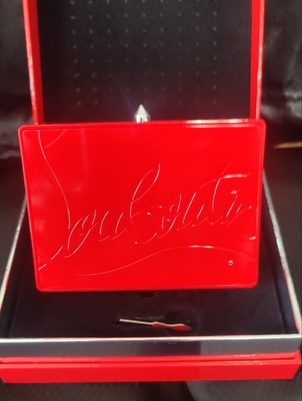 Christian Louboutin Red Lacquer Trinket Box w/ Key – Collector Accessory – Like - Picture 8 of 12